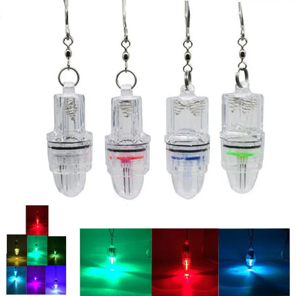 Lampe LED Pêche Sous-Marine HERCHR - Leurres Attirant Poissons Avec Clip Métal Pour Pêche Profonde