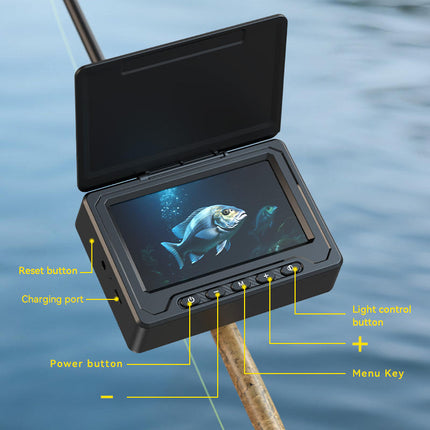 4.3” HD Fish Finder Endoscope Camera – IP67 Waterproof Underwater Monitor