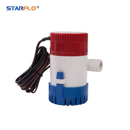1100GPH 12V Boat Bilge Pump Non Automatic Marine Water Pump
