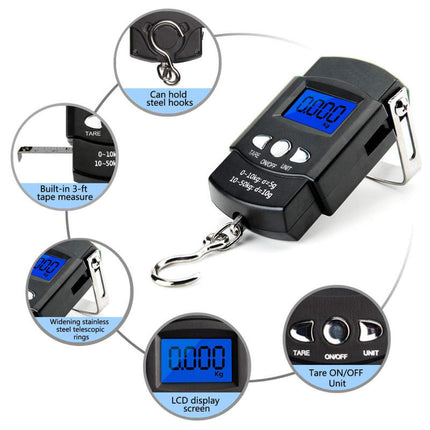 Digital Fishing Scales  to 50kg