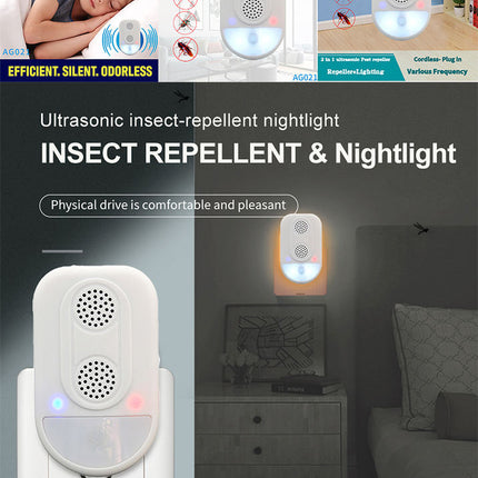 Ultrasonic Mouse and Rat Repellent - Dual Speaker