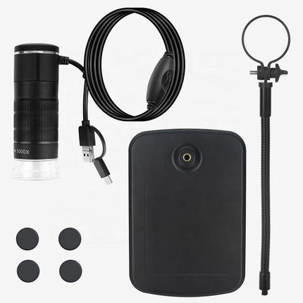 1000X Digital Microscope Camera with LED Light – USB Android Inspection Microscope