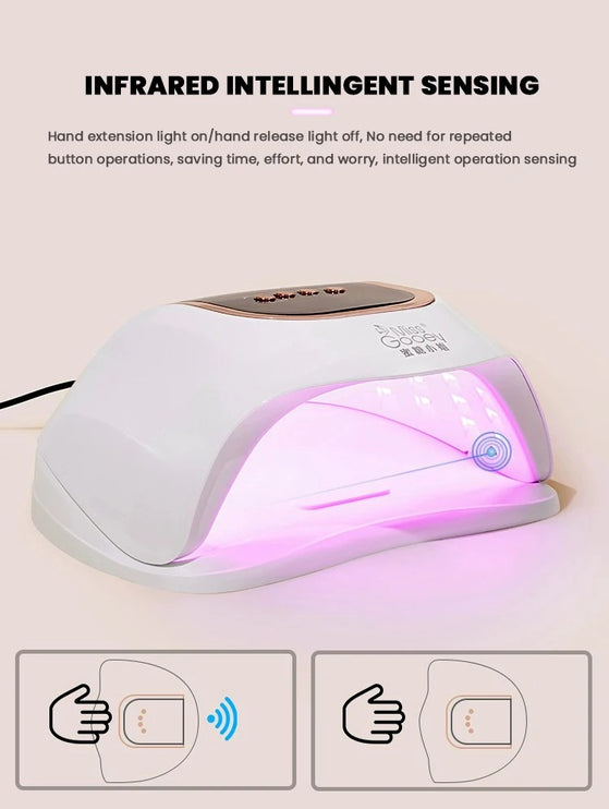 198W High Power Nail Lamp 36 Led Bulbs Nail Dryer Lamp Three-Speed