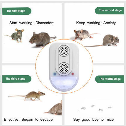 Ultrasonic Mouse and Rat Repellent - Dual Speaker