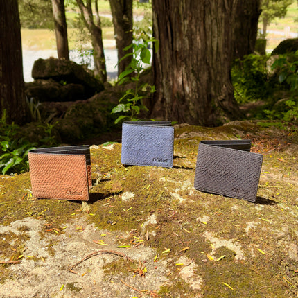 Fish Leather Bifold Wallet