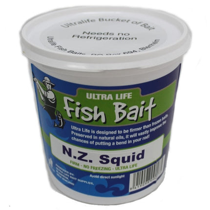 Ultralife Squid 2 Litre Pot Salted Bait - Value Pack