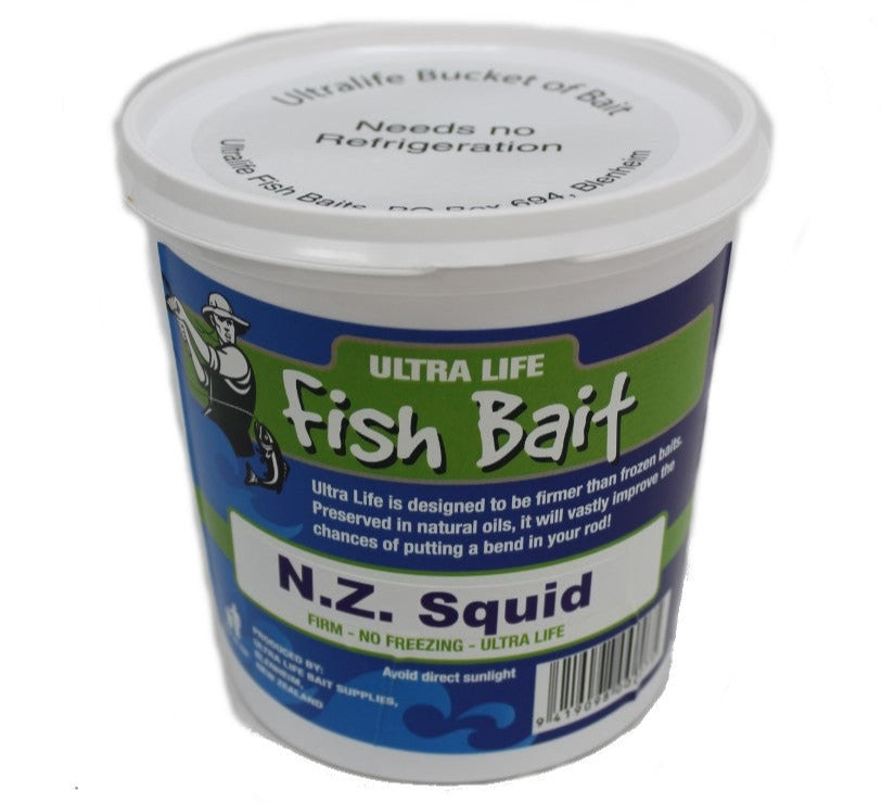 Ultralife Squid 2 Litre Pot Salted Bait - Value Pack