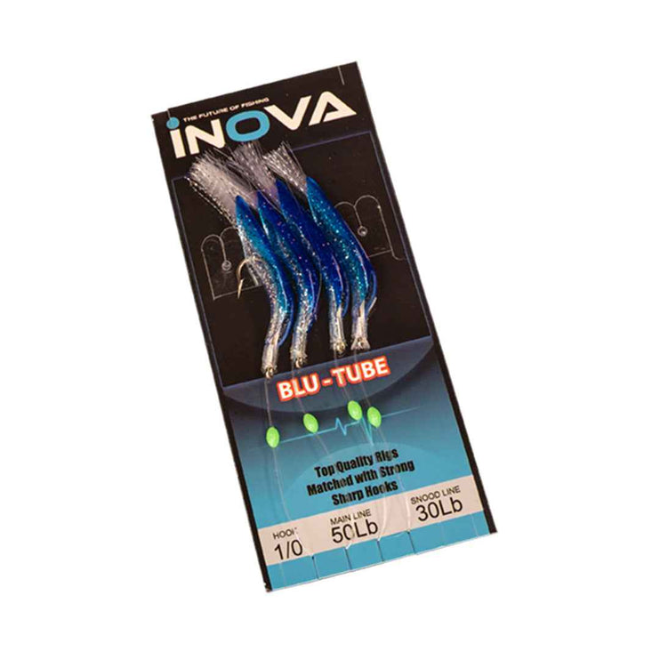 INOVA Bait Flasher Rig – Blu Tube 1/0 Hook | Live Bait Rig NZ