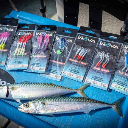 INOVA Bait Flasher Rig – Tinsel Teaser 1/0 Hook | Live Bait Rig NZ