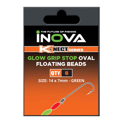 INOVA Glow Grip Stop Oval Floating Beads – Floating Fishing Beads NZ