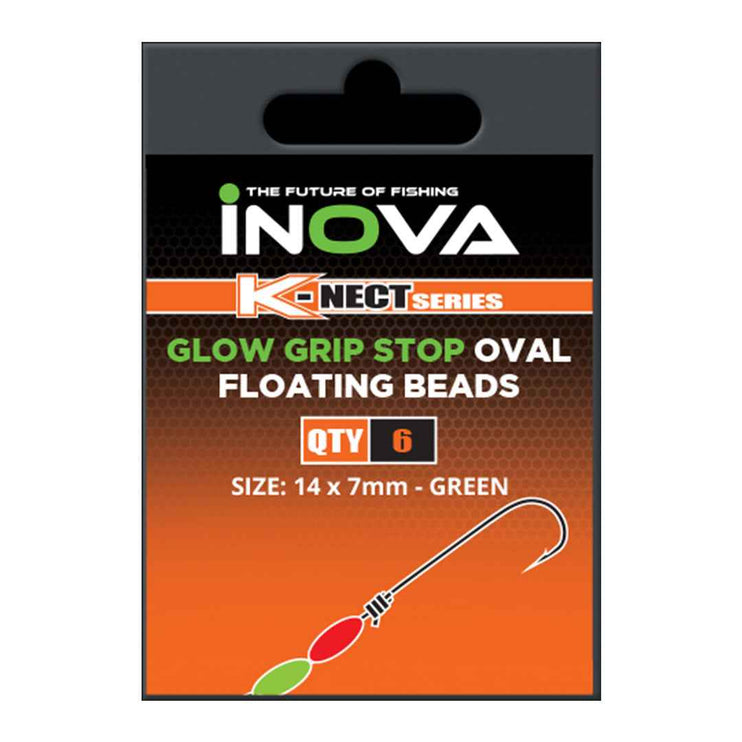 INOVA Glow Grip Stop Oval Floating Beads – Floating Fishing Beads NZ