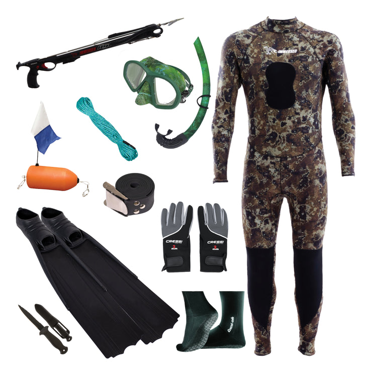 Immersed Cressi Wraith Spearfishing Package