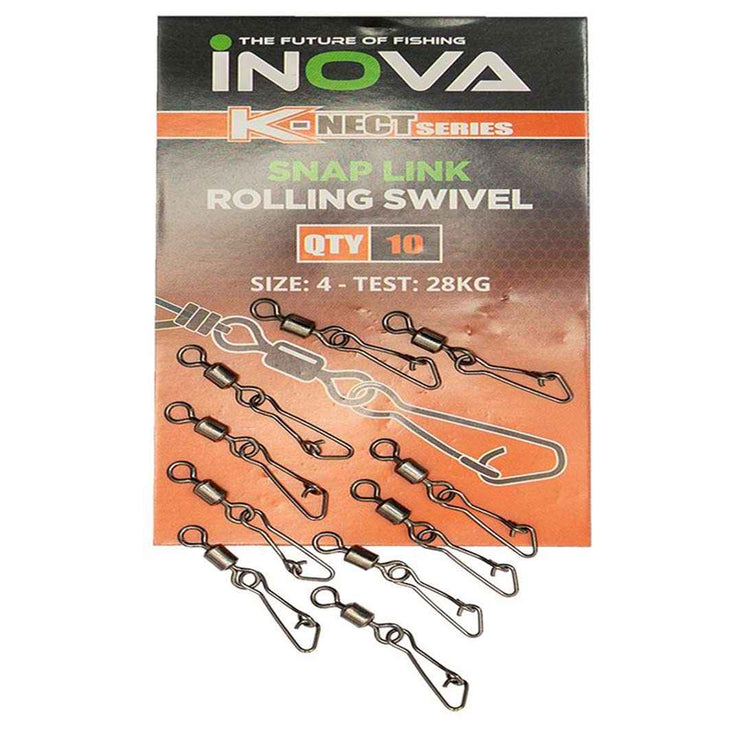 INOVA Snap Link Rolling Swivels – Quick & Secure Terminal Tackle