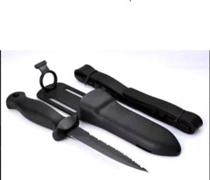 Immersed Spearo Dive Knife with Sheath 4.5in