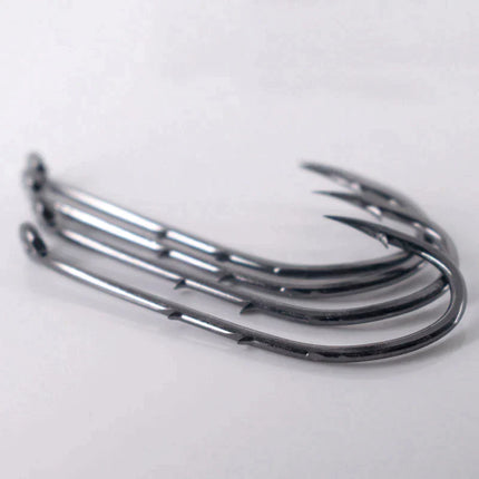 50pcs Double-backed 5/0  High Carbon Fishing Hooks