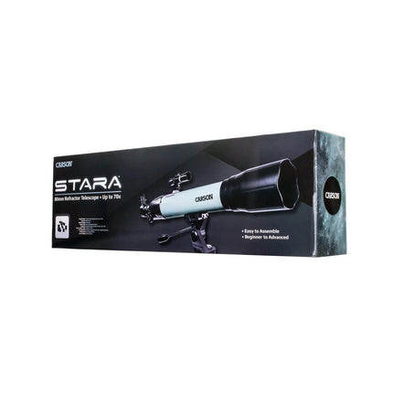 Carson 80mm Stara Series Refractor Telescope (SR-200)
