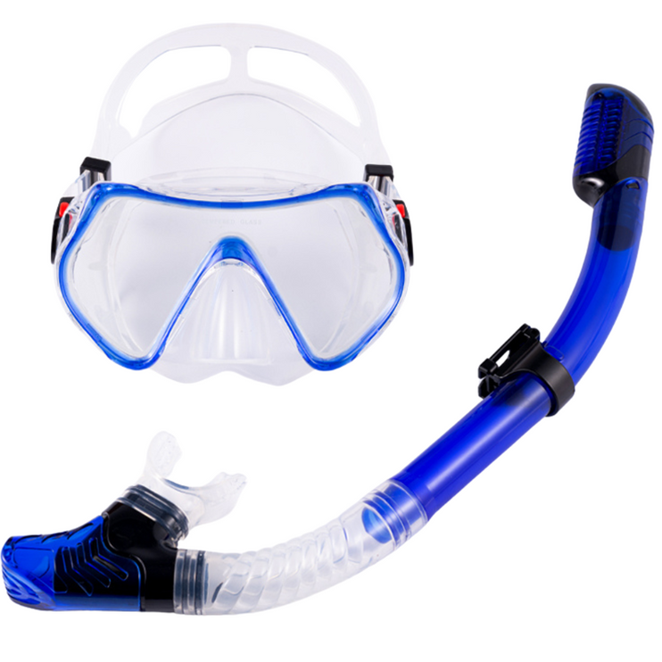 Adult Silicone Mask and Snorkel Set