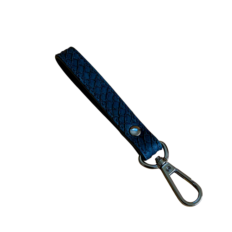 Fish Leather Key Fob