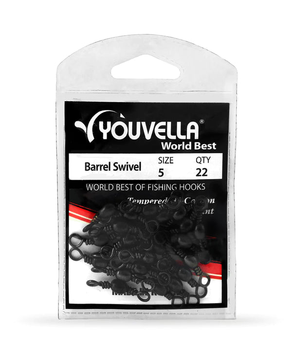 Youvella Barrel Swivel #5 (22 per pack)