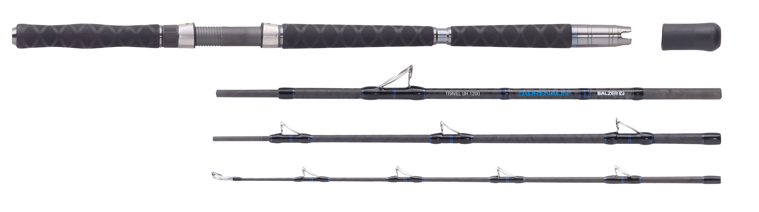Adrenalin Travel Ultra Heavy 1200 65lbs Boat Rod - 2.20m (7.22ft)