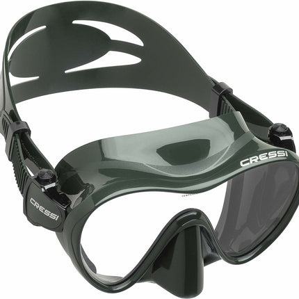 Cressi F1 High-Grade Silicone Frameless Dive Mask - Black