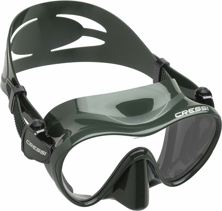 Cressi F1 High-Grade Silicone Frameless Dive Mask - Black