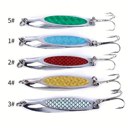 5 Fishing Lures With Mini Tackle Box