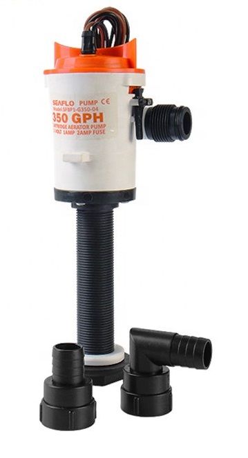 Live Bait Tank Pump 350 GPH 12V