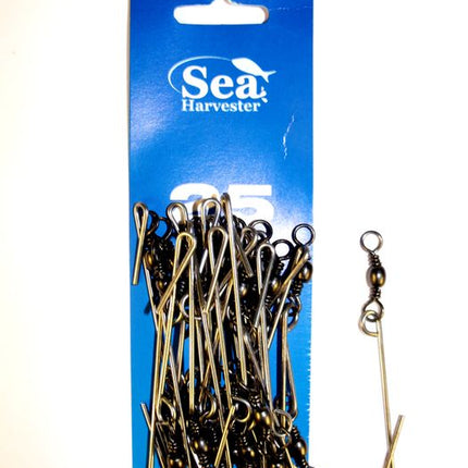 Longline Seaharvester Clip With Swivel 25 Pack
