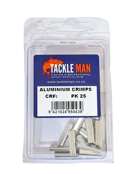 Alloy Fishing Crimps 0.8mm–2.3mm (Pack of 25)