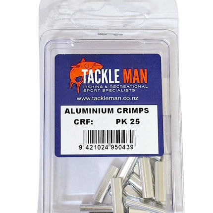 Alloy Fishing Crimps 0.8mm–2.3mm (Pack of 25)