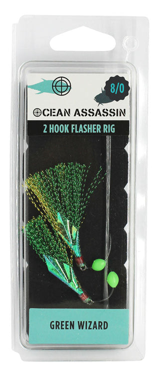 Ocean Assassin Green Wizard Flasher Rig