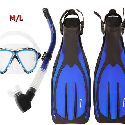 Immersed Optrix Dropaway Turbo EDF Dive Complete Mask Snorkel and Fins Set