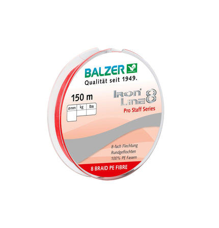 Braided Line - Iron Line 8 Red 150m