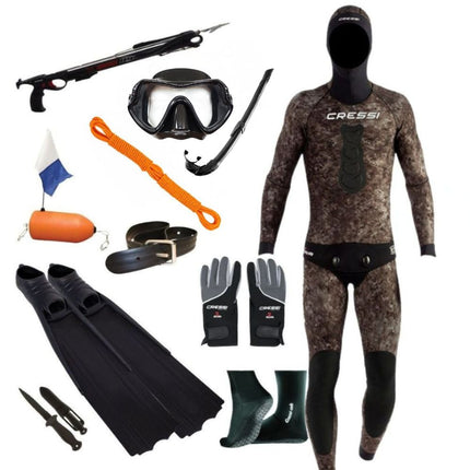 Cressi Tracina  and Immersed Spearfishing Package