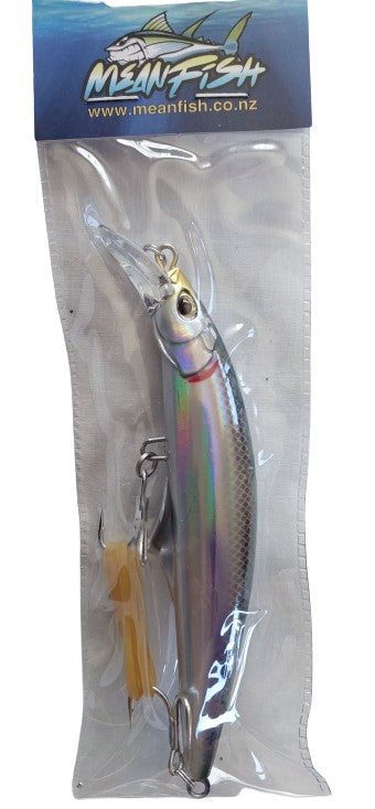 Meanfish 45gm Sinking Minnow 120mm with 3D Eyes