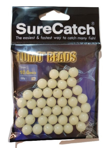 Round Beads 10mm Lumo Glow ( pkt 40 )