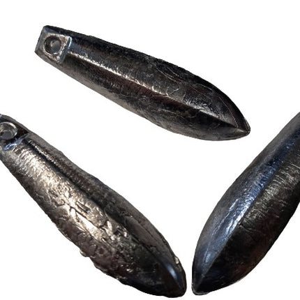 4 ounce Bank / Reef Sinkers - Pack of 3