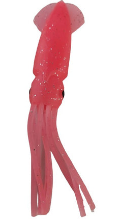 Pink 12.5cm Lumo Coloured Fishing Octopus Skirts  (Pkt of 3)