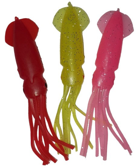 12.5cm Lumo Coloured Fishing Octopus Skirts