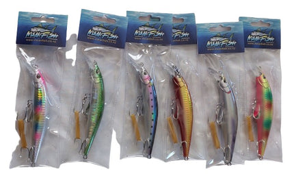 Meanfish 45gm Sinking Minnow 120mm with 3D Eyes