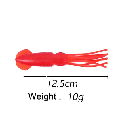 Pink 12.5cm Lumo Coloured Fishing Octopus Skirts  (Pkt of 3)