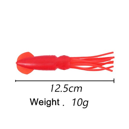 Pink 12.5cm Lumo Coloured Fishing Octopus Skirts  (Pkt of 3)