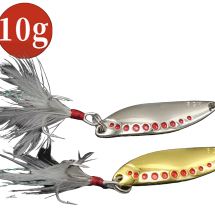 10gm - 5.5cm Feathered Sequin Lures