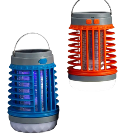 Rechargeable 3 in 1 Mosquito Zapper - Lantern & Torch USB / Solar