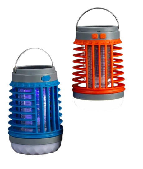 Rechargeable 3 in 1 Mosquito Zapper - Lantern & Torch USB / Solar