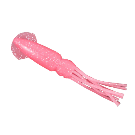 Pink 12.5cm Lumo Coloured Fishing Octopus Skirts  (Pkt of 3)