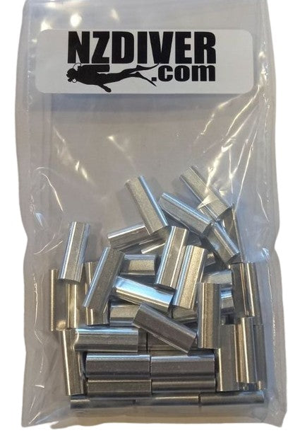 Aluminum Sleeves 2.3mm  PKT 50