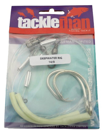 Deep Water Hapuka Rig Heavy Duty  Circle Hook 14/0  - Tackleman