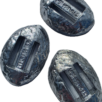 2 x 1.3kg Paua (Abalone) Dive Weight with 1.3m Rubber Belt